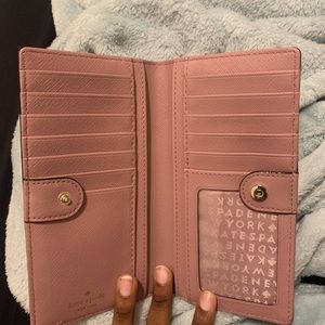 Rose Coloured Kate Spade Wallet